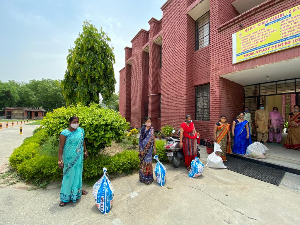 Distribution at Vocational Training institute (2) - Rohini